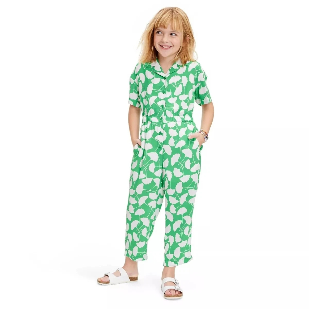 Diane Von Furstenberg For Target Girls Green Jumpsuit